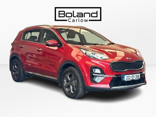 Kia Sportage SUV, Diesel Hybrid, 2020, Red