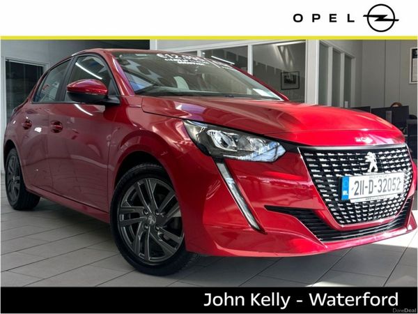 Peugeot 208 Hatchback, Petrol, 2021, Red