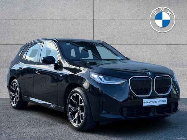 BMW X3 SUV, Petrol Plug-in Hybrid, 2025, Black