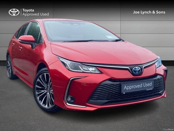 Toyota Corolla Saloon, Petrol Hybrid, 2024, Red