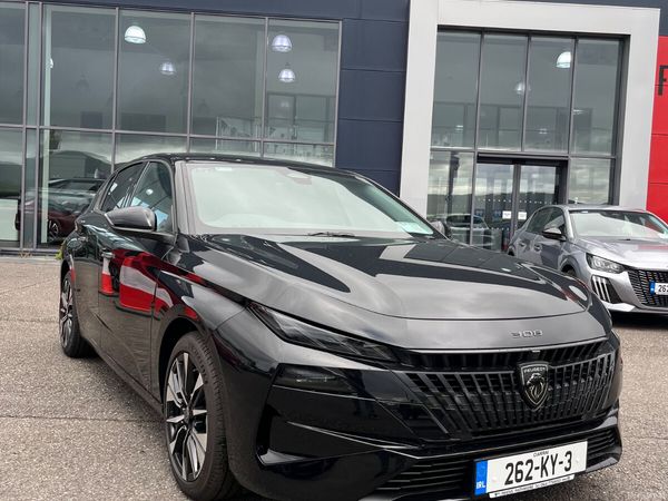 Peugeot 308 Hatchback, Petrol Hybrid, 2026, Black