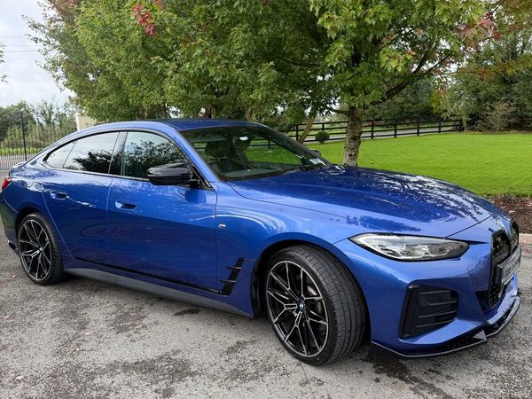 BMW i4 Coupe, Electric, 2022, Blue