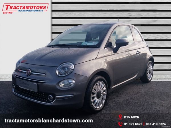 Fiat 500 Hatchback, Petrol, 2016, Grey