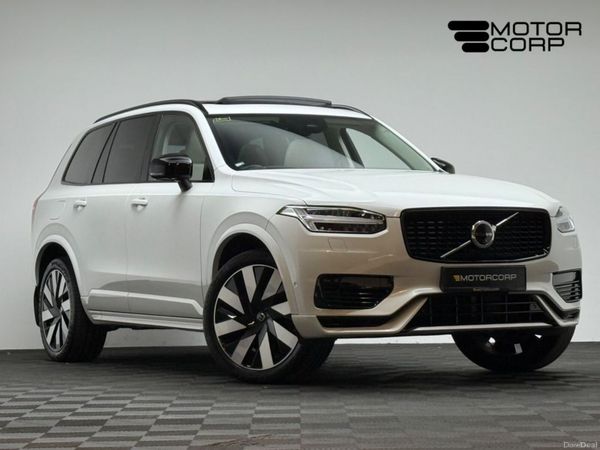 Volvo XC90 SUV, Petrol Plug-in Hybrid, 2024, White
