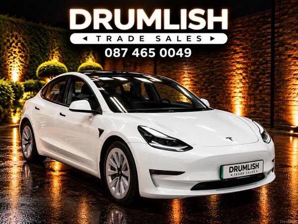 Tesla Model 3 Saloon, Electric, 2022, White