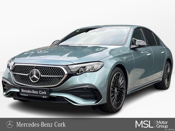Mercedes-Benz E-Class Saloon, Diesel Hybrid, 2026, Green