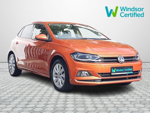 Volkswagen Polo Hatchback, Petrol, 2019, Orange