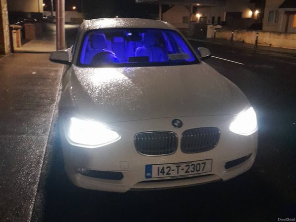 BMW 1-Series Hatchback, Petrol, 2014, White