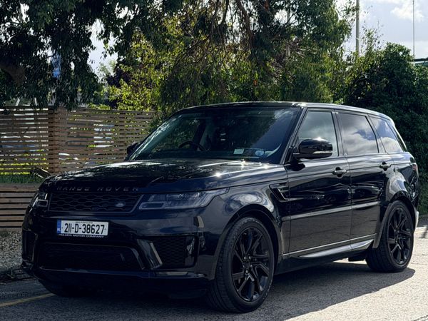 Land Rover Range Rover Sport SUV, Petrol Plug-in Hybrid, 2021, Black