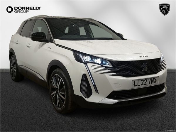 Peugeot 3008 Estate, Petrol Hybrid, 2022, White
