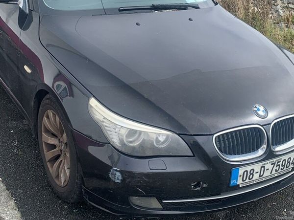 BMW 5-Series Saloon, Diesel, 2008, Black