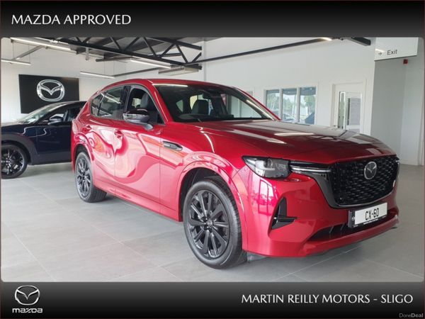 Mazda CX-60 SUV, Petrol Plug-in Hybrid, 2026, Red