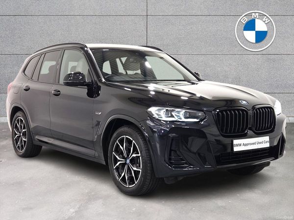 BMW X3 SUV, Petrol Plug-in Hybrid, 2022, Black