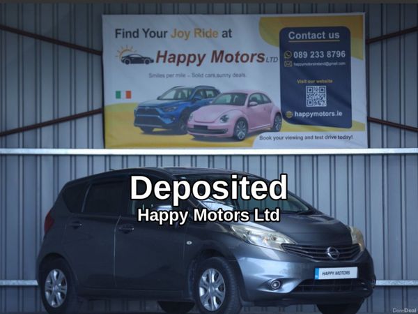 Nissan Note Hatchback, Petrol, 2013, Grey