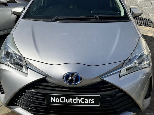 Toyota Vitz Hatchback, Petrol Hybrid, 2019, Silver