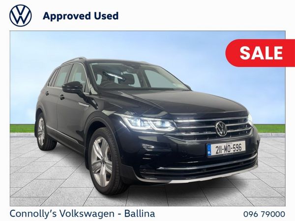 Volkswagen Tiguan SUV, Diesel, 2021, Black