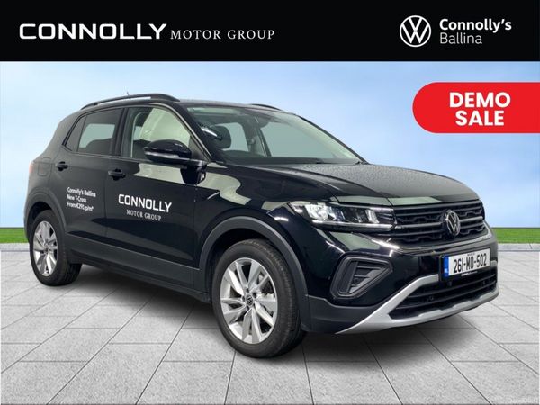 Volkswagen T-Cross SUV, Petrol, 2026, Black