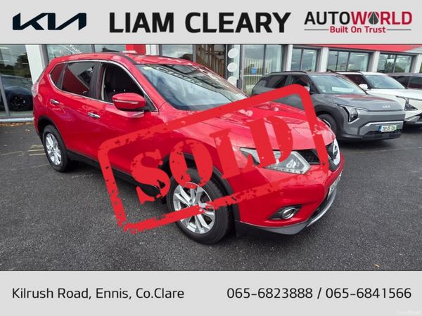 Nissan X-Trail Estate, Diesel, 2016, Red