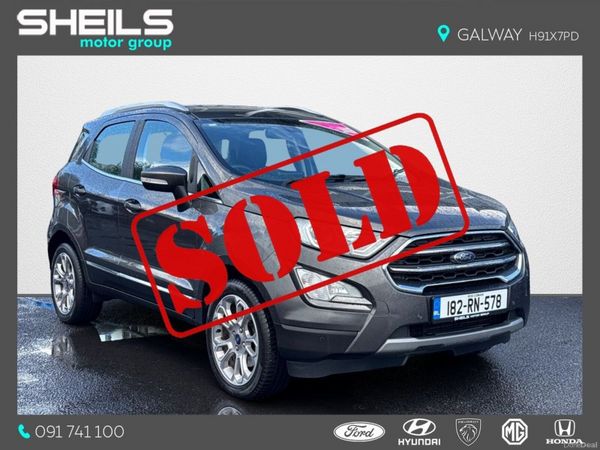 Ford EcoSport SUV, Petrol, 2018, Grey