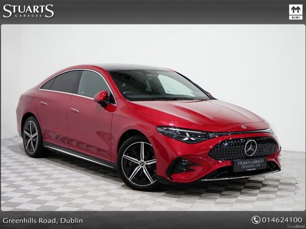 Mercedes-Benz CLA Saloon, Electric, 2026, Red