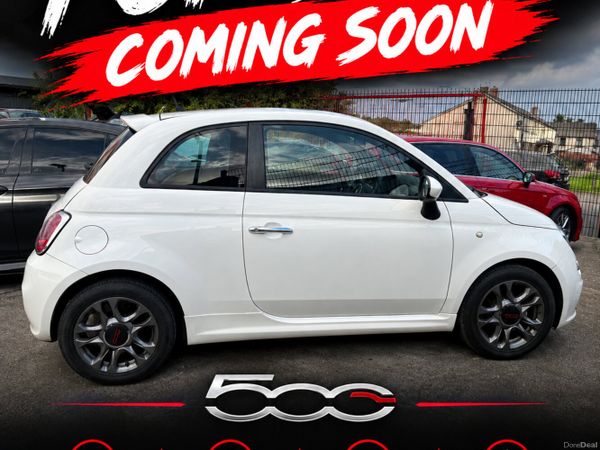 Fiat 500 Hatchback, Petrol, 2015, White