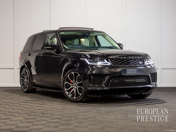 Land Rover Range Rover Sport SUV, Petrol Plug-in Hybrid, 2020, Black