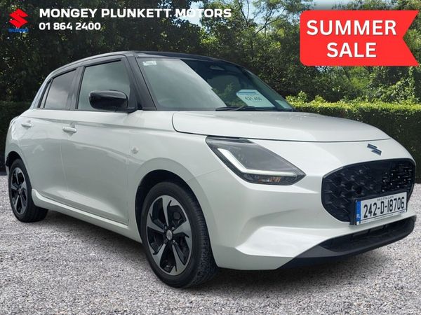 Suzuki Swift Hatchback, Petrol Hybrid, 2024, White