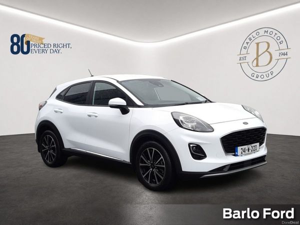 Ford Puma MPV, Petrol Hybrid, 2024, White