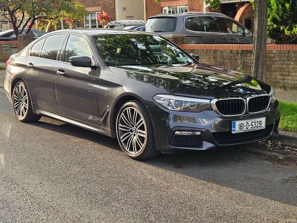 BMW 5-Series Saloon, Petrol Plug-in Hybrid, 2018, Grey