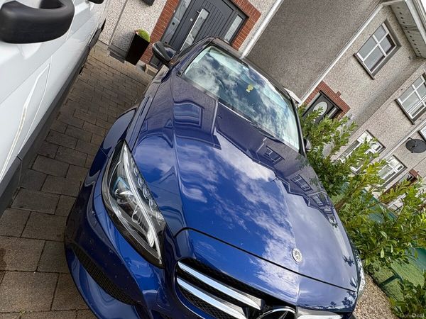 Mercedes-Benz C-Class Saloon, Petrol Plug-in Hybrid, 2017, Blue