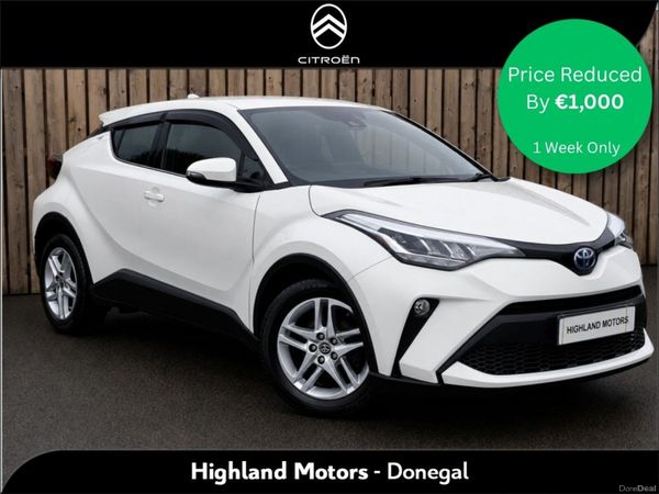 Toyota C-HR Hatchback, Petrol Hybrid, 2023, White