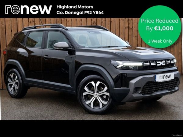 Dacia Duster SUV, Petrol Hybrid, 2025, Black