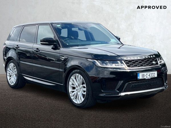 Land Rover Range Rover Sport SUV, Diesel, 2018, Black