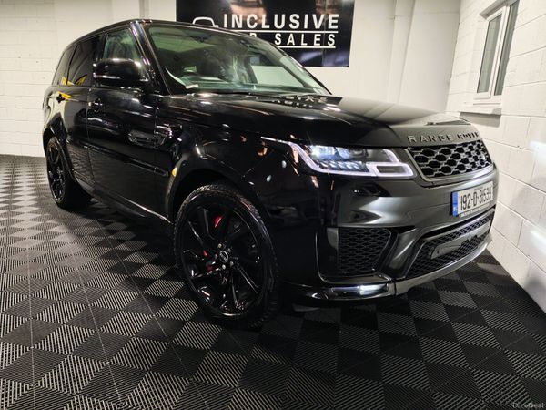Land Rover Range Rover Sport SUV, Petrol Plug-in Hybrid, 2019, Black
