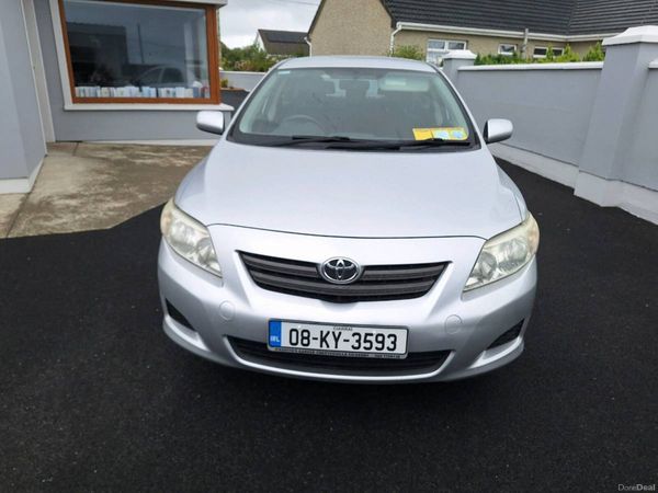 Toyota Corolla Saloon, Petrol, 2008, Silver