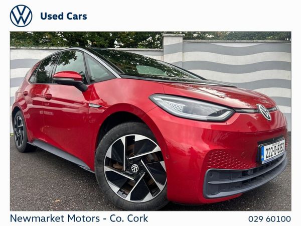 Volkswagen ID.3 Hatchback, Electric, 2022, Red