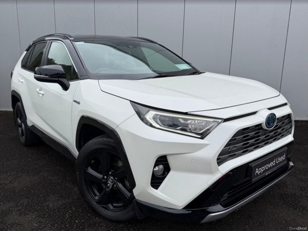 Toyota RAV4 SUV, Petrol Hybrid, 2019, White