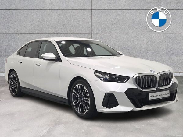 BMW 5-Series Saloon, Petrol Plug-in Hybrid, 2025, White