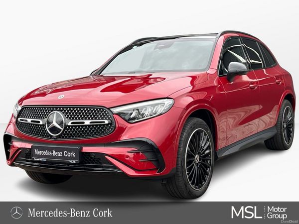 Mercedes-Benz GLC SUV, Petrol Hybrid, 2026, Red
