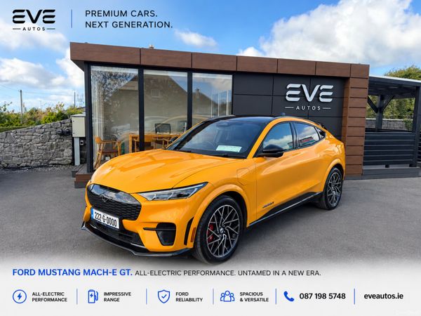 Ford Mustang Mach-E Hatchback, Electric, 2022, Orange