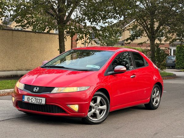 Honda Civic Hatchback, Petrol, 2010, Red