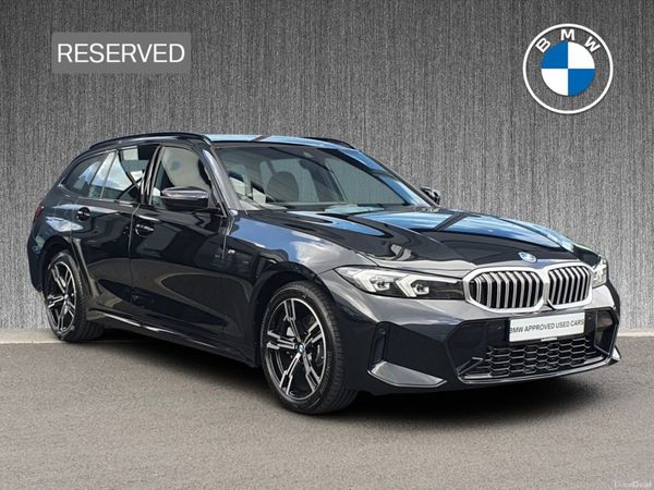 BMW 3-Series Estate, Petrol Plug-in Hybrid, 2025, Black