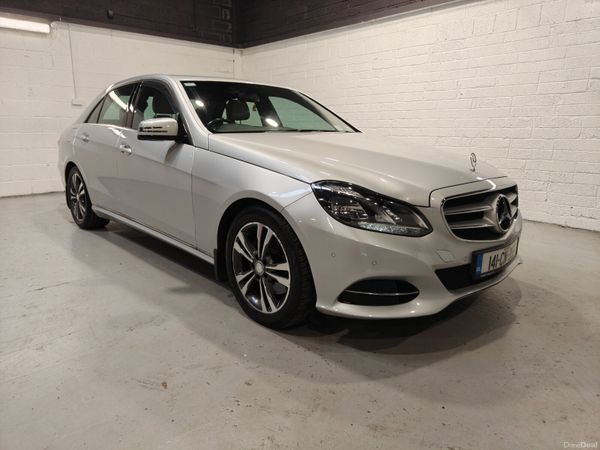 Mercedes-Benz E-Class Saloon, Diesel Hybrid, 2014, Silver