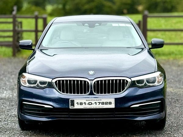BMW 5-Series Saloon, Diesel, 2018, Blue