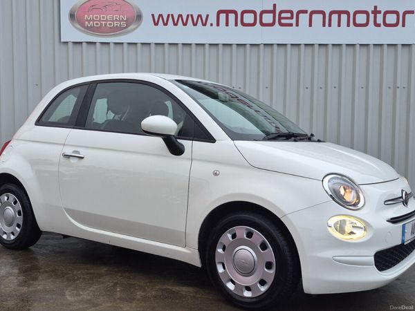 Fiat 500 Hatchback, Petrol, 2017, White