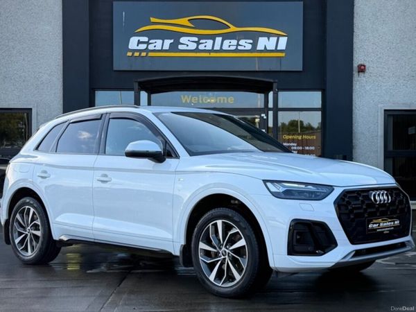 Audi Q5 Saloon, Diesel Hybrid, 2021, White