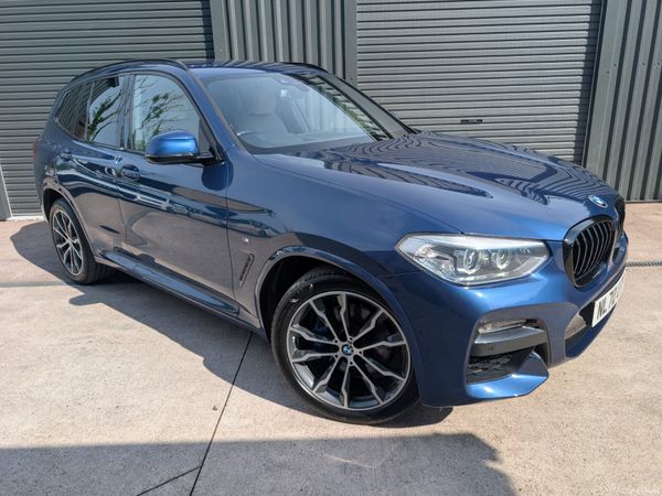 BMW X3 SUV, Diesel Hybrid, 2020, Blue
