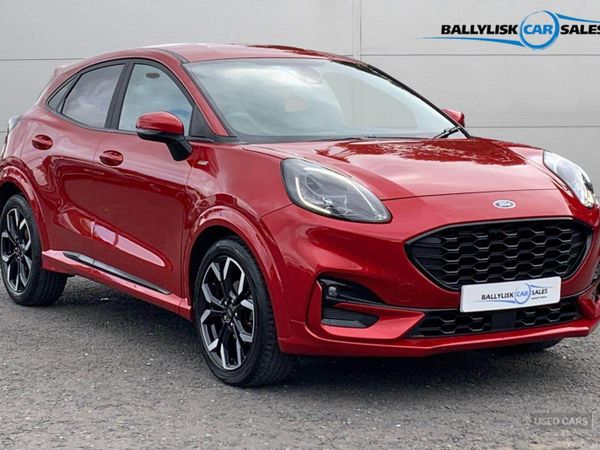 Ford Puma SUV, Petrol Hybrid, 2022, Red