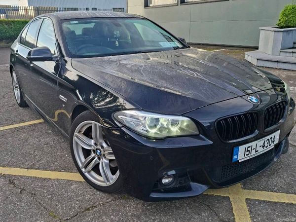 BMW 5-Series Saloon, Diesel, 2015, Black