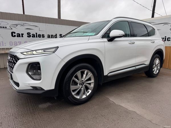 Hyundai Santa Fe SUV, Diesel, 2020, White